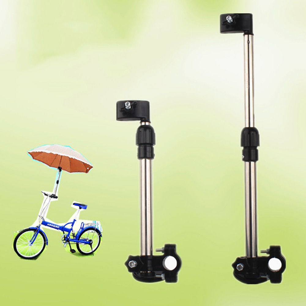 Stainless Steel Umbrella Stands Adjustable Rain Gear Tool Umbrella Connector Wheelchair
