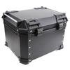 45L Multi-Capacity Aluminum Motorcycle Tail Box - Quick Release, Multiple Colors