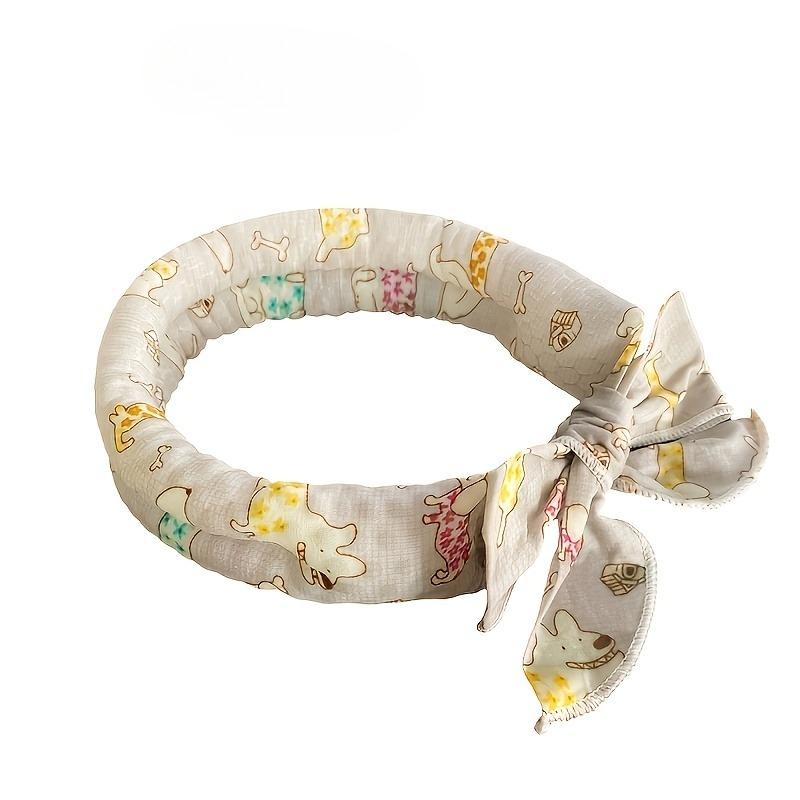 Dog Cat Cooling Neck Wrap Reusable Ice Scarf Anti-heatstroke Accessory for Outdoor Walking