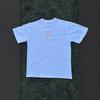Pink Embroidered T-Shirt Shorts Set Loose Fit Casual Outfit Young Adults