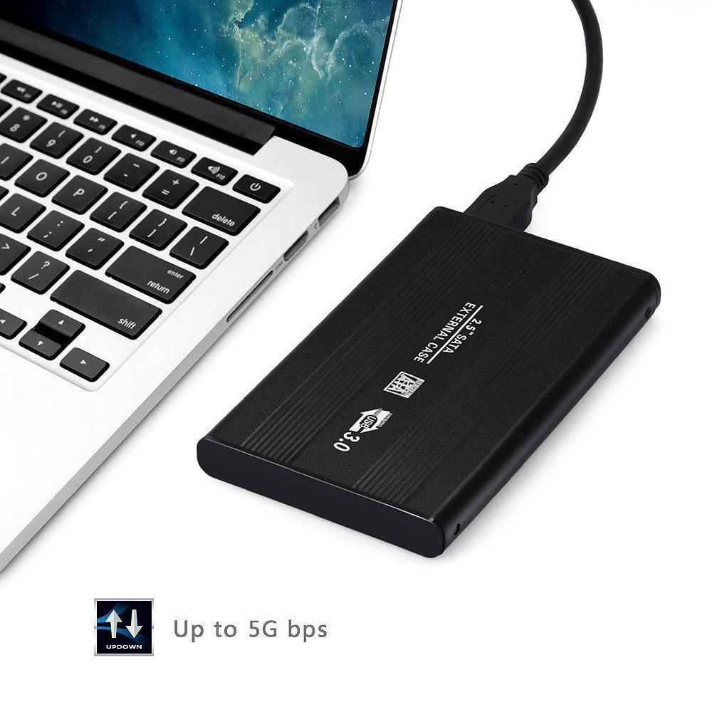 2,5-дюймовый SATA III к USB 3.0 5 Гбит/с Внешний корпус жесткого диска Корпус жесткого диска SSD Box для Windows Mac