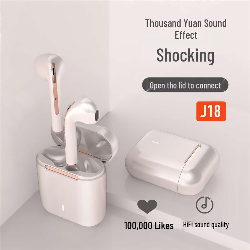 J18 Беспроводные Bluetooth спортивные наушники с шумоподавлением и длительным временем работы