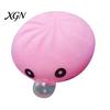 Dumpling Squeeze Toy Bubble Blowing with Steamer Box Soft Steamed Calming Hand Bun Sensory Decompression Dough Stress Ball Fidget Anxiety