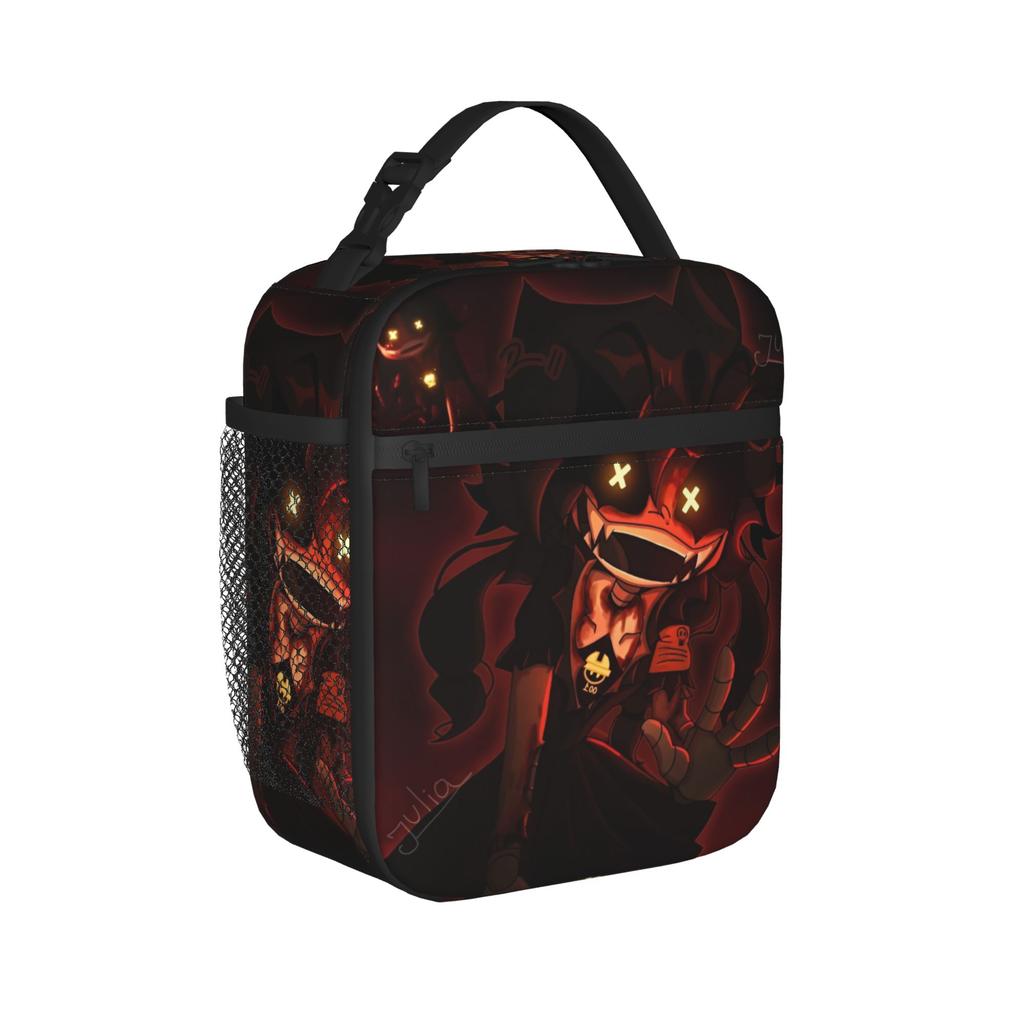 Murder Drones Manga Insulated Lunch Bags Thermal Bag Reusable,Lunch Container Games High Capacity Tote Lunch Box Food Bag