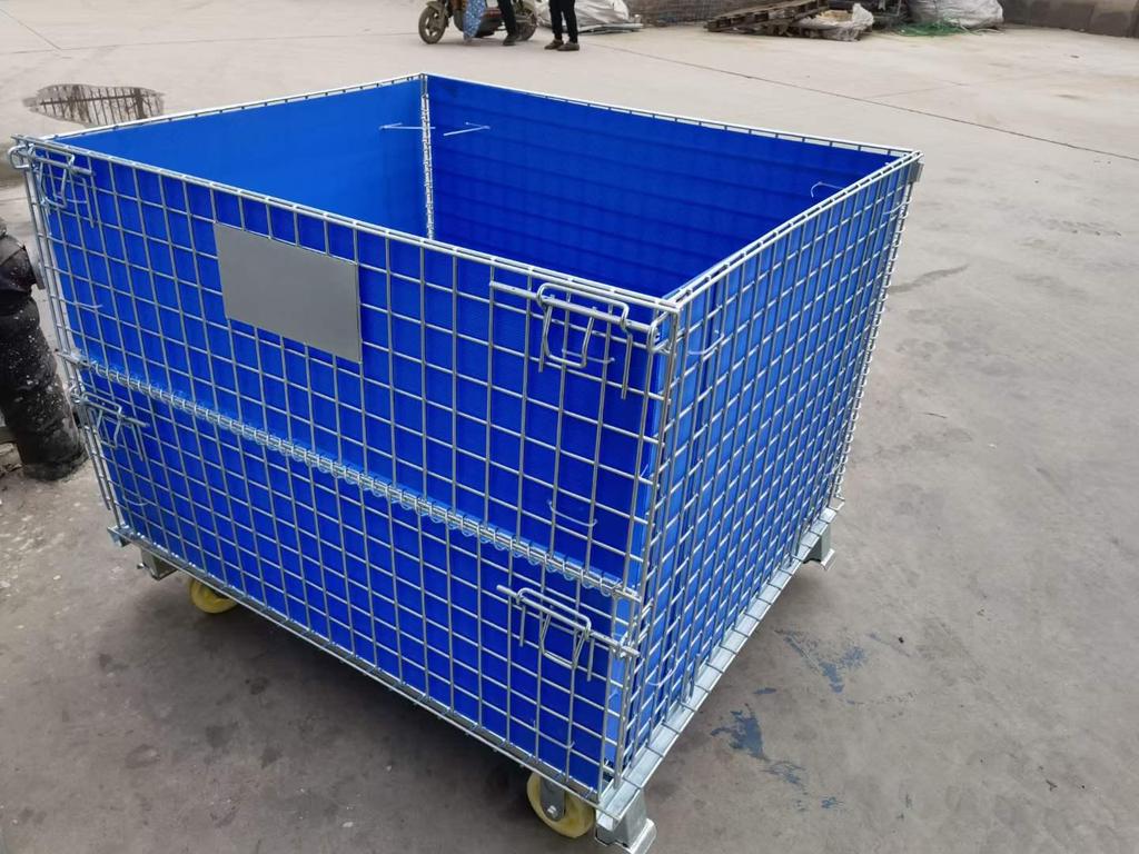 Stackable Iron Frame Folding Warehouse Cage