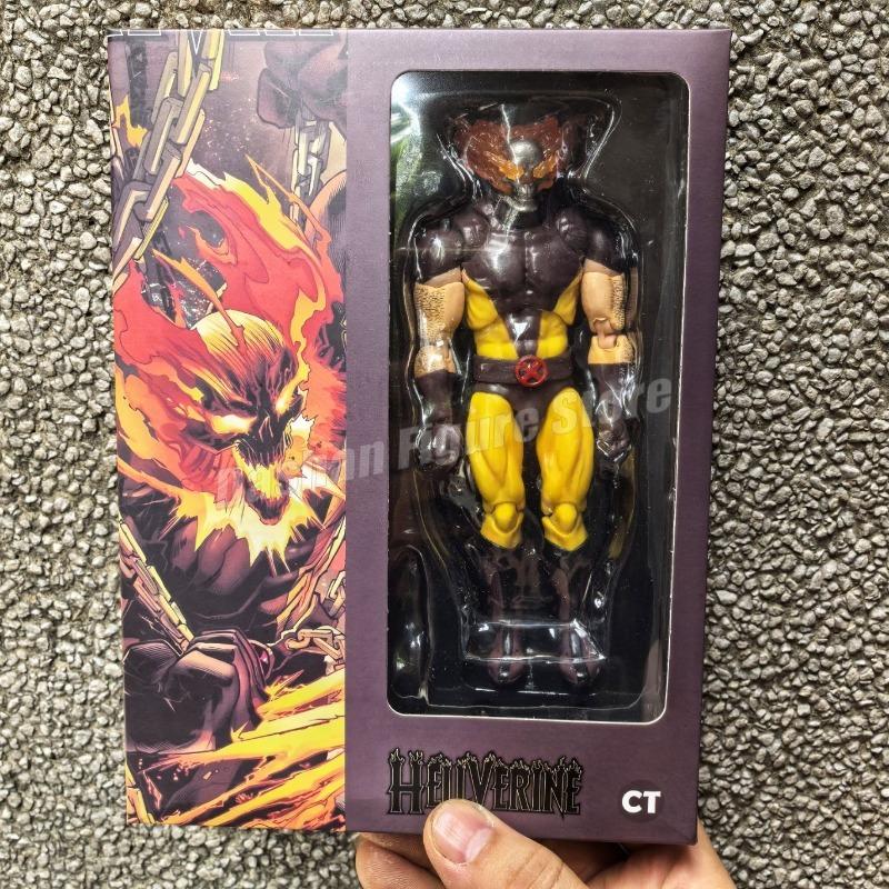 Ct Toys Wolverine Hellverine Action Figure Comic X-Men Logan Howlett Figures Mafex Collection Ghost Rider Figurine Model Toys