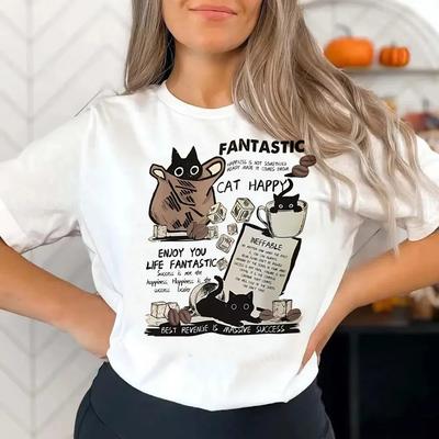 Какой Кот Лед Смешная Забавная Футболка с Котом Летняя Чистая Свободная Серая Футболка с Коротким Рукавом Мужская Женская Футболки Топы для Пары