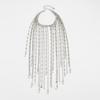 Alloy Long Tassel Bracelet Exaggeration Link Chain Bangle New Design Chain Bracelet