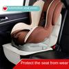 Car Seat Protector Cover Leather Child Safety Rear Backseat Pad Mat ISOFIX Interface Protection Blanket Cushion For Kids