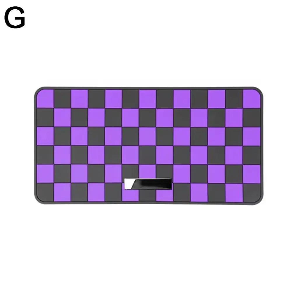 Автомобильная приборная панель Противоскользящий коврик Центральная консоль Большой Высококлассный коврик Противоскользящая Автомобильная декорация Коврик для парфюмерии Коврик для хранения N4O7