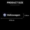 Новая металлическая эмблема на автомобиль, наклейки на дворники, светоотражающие декоративные наклейки для Volkswagen GOLF 5 Tiguan Polo Golf 6 Golf 7 Jetta, Аксессуары