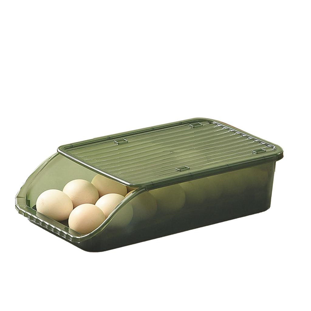Egg Holder Innovative Auto Rolling Egg Organizer Stacked Egg Tray Fridge Egg Storage Box for Home
