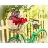 DIY 5D алмазная живопись, полная круглая смола, велосипед, цветы, алмазная художественная вышивка, пейзаж, вышивка крестом, мозаика, домашний декор