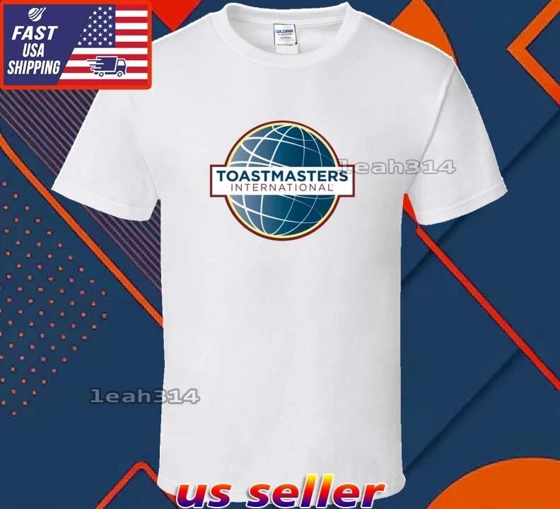 Новая футболка с логотипом ToastMasters International, смешная, американская, унисекс, размер S-5XL