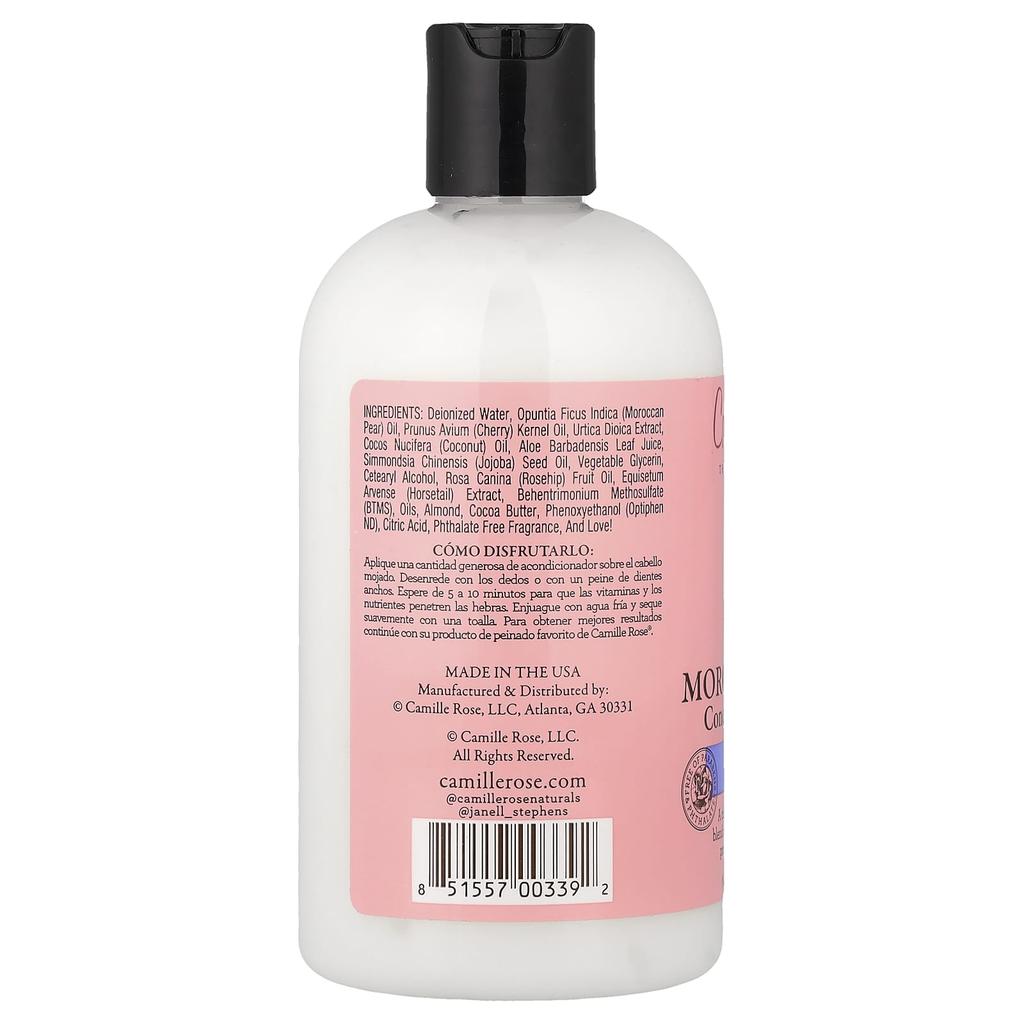 Camille Rose Марокканская груша®, Кондиционирующий крем, Марокканская груша и масло косточек вишни, 355 мл (12 унций)