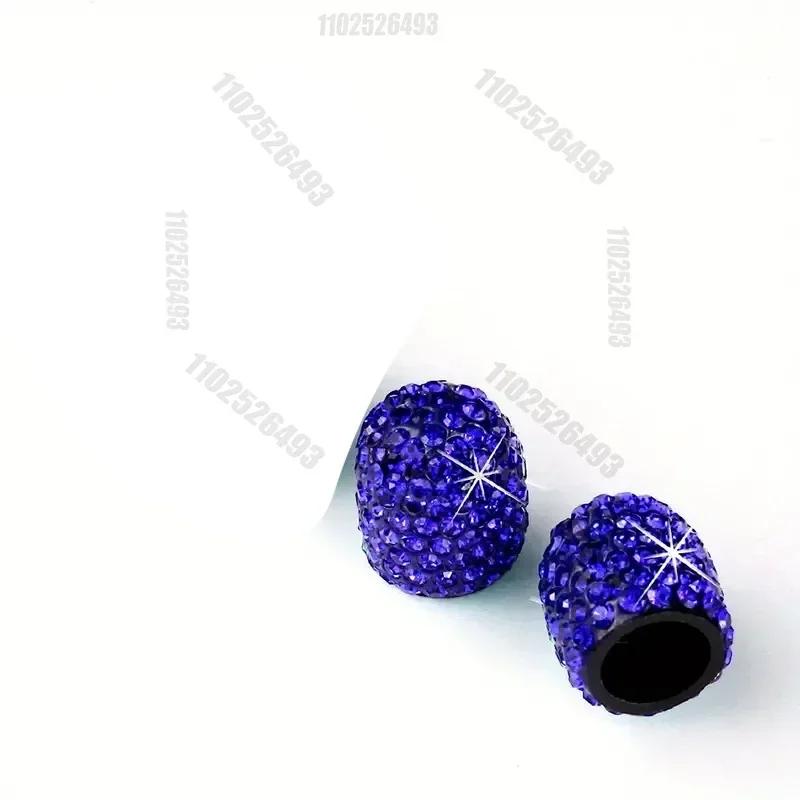 2/4 шт. Колпачки для вентилей шин автомобиля со стразами, инкрустация бриллиантами, блестящие, украшение, пылезащитные колпачки, автоаксессуары