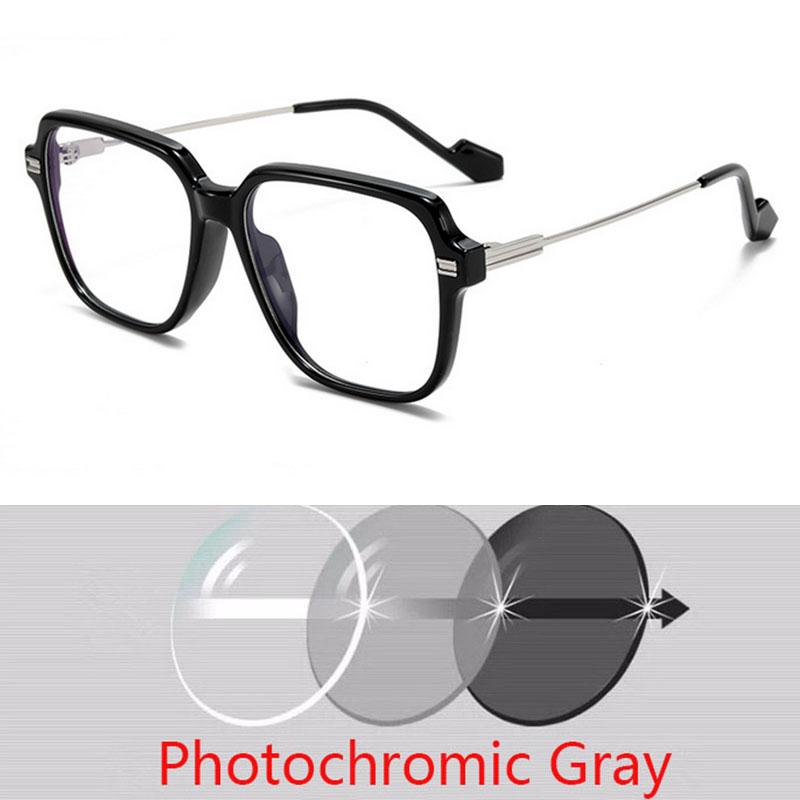 Oversize Big TR90 Metal Frame Prescription Spectacles Myopia -0.5 To -6.0 , Hyperopia +0.5 to +6.0