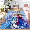 1Pc Frozen Sisters Adventure Rug, Office Carpet Indoor Outdoor Doormat, Non-Slip Soft, Living Room, Christmas Halloween Gift. M928400