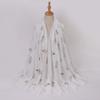 Ethnic Style Gold Foil Printed Scarf Soft Polyester Women S Fashion Scarf