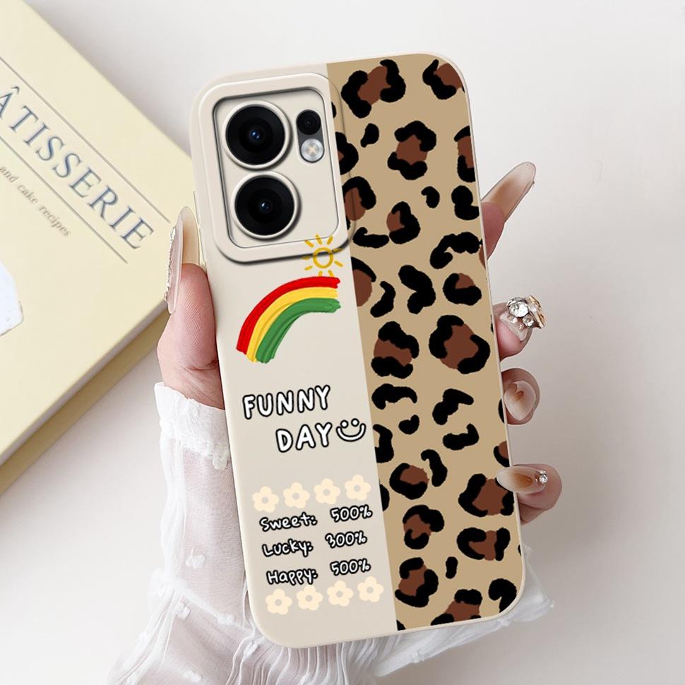 For Oppo Reno 13F 5G Case CPH2699 Unique Painted Cover Soft Silicone Phone Cases For Oppo Reno13 F 13F Reno13F Full Bumper Capa