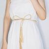 Trouser Decoration Simple Tassel Dress Waist Rope Woven Waist Belts Velvet Women Braided Belts