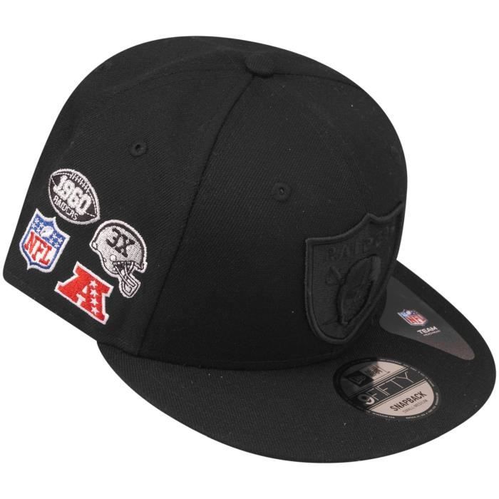 Casquette Snapback New Era 9FIFTY - Champions Las Vegas Raiders - Homme - Noir