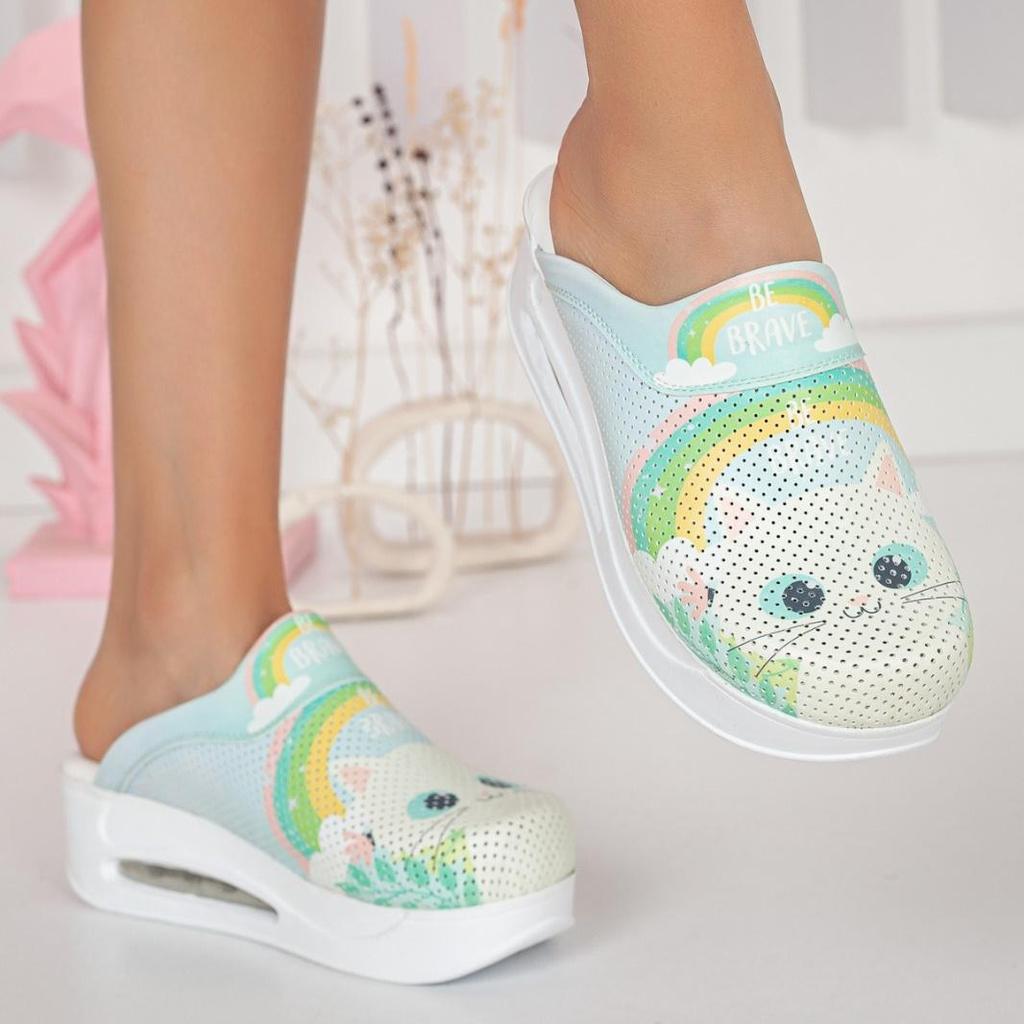 Женские ортопедические сабо, медицинская обувь Sabo, нескользящие тапочки, медсестра, доктор, акушерка