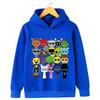 New Sprunki Cartoon Kids Hoodie Game Incredibox Sweatshirts Boys Clothes Girls Hooded Pullover Spring Children Long Sleeve Tops