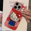 3D бантик Hello Kitty чехол для телефона для iPhone 17 16 Pro Max 17 Air 16e 15 14 13 12 11 Pro Max15 14 Plus X XS Max XR чехол Жесткий