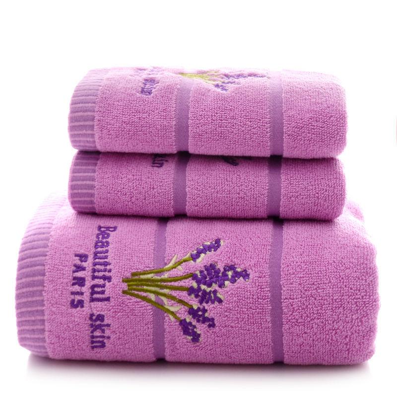 1 банное полотенце из чистого хлопка + 2 полотенца Банное полотенце из чистого хлопка для взрослых Ткань мягкая и впитывающая, не линяет и не выцветает