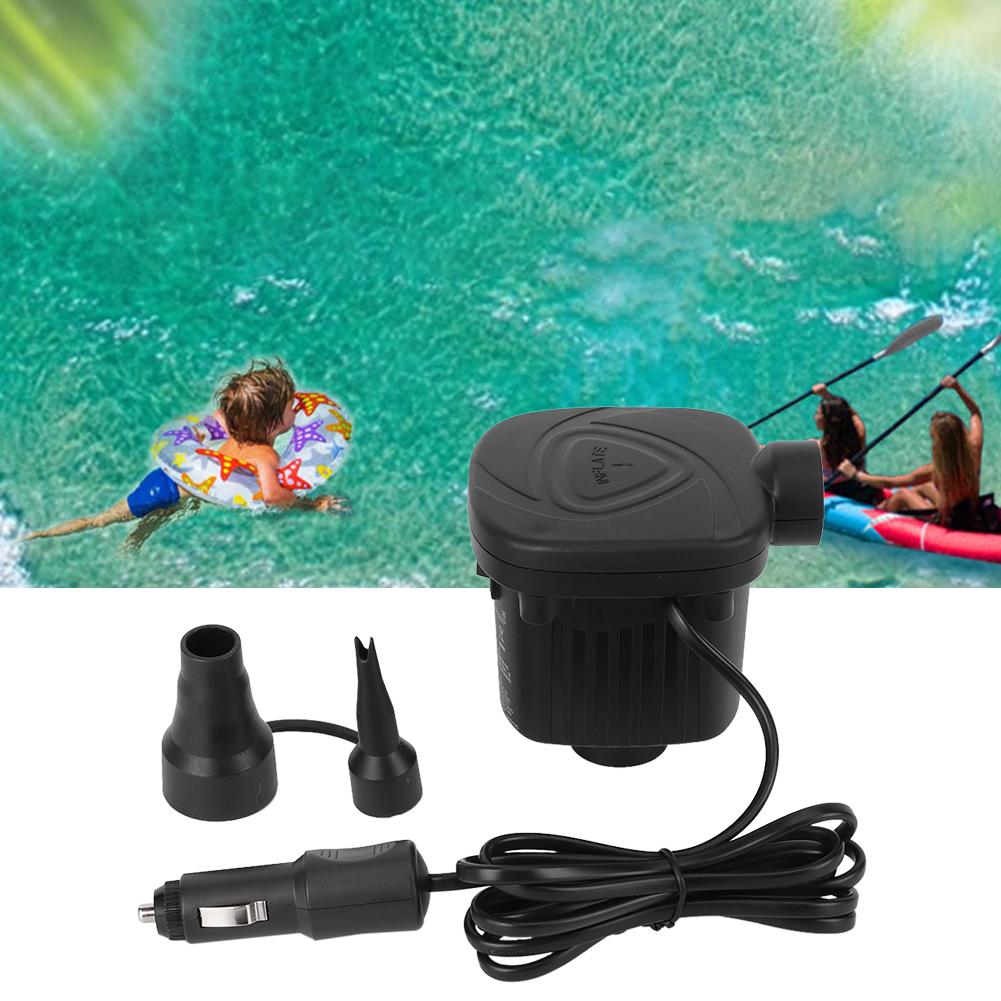 12 В автомобильный электрический воздушный насос постоянного тока, уличная надувная лодка, плавающая кровать, портативный надувной инструмент для плавания