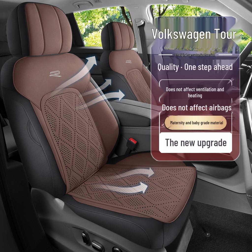 Чехлы на сиденья Volkswagen Tayron: 25 моделей, замша, всесезонные, полное покрытие, дышащие