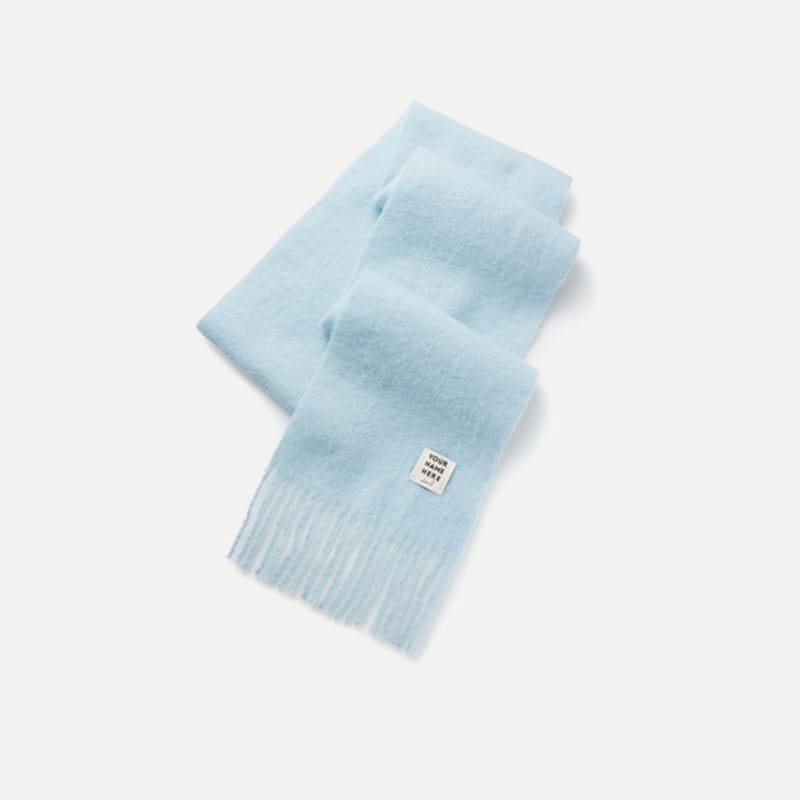 Your name Here 24 Yunemi Pastel Wool Muffler (4COL) Y4A032