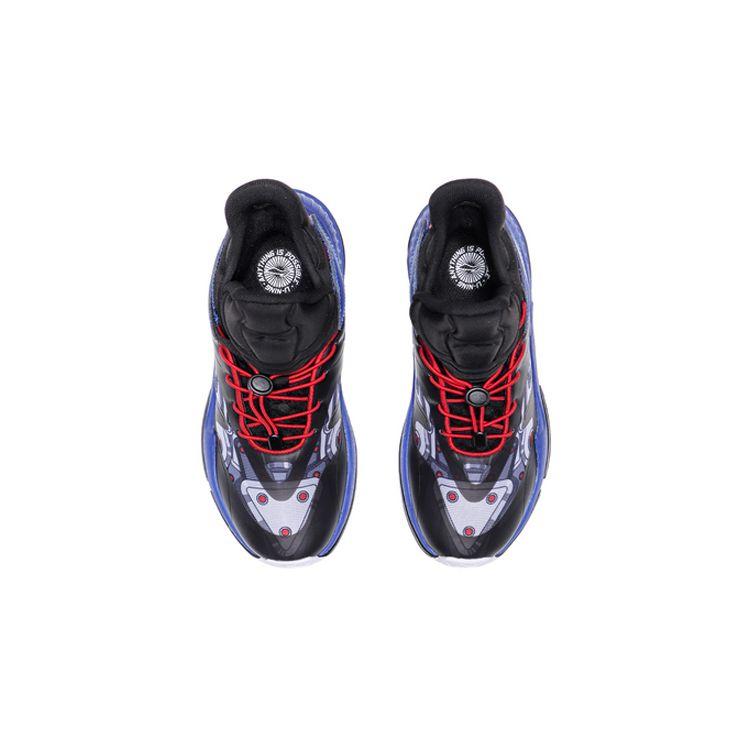 Баскетбольные кроссовки Li Ning Flying Falcon с нескользящей подошвой, износостойкие, детские, черные, синие, красные, YKBQ036-3