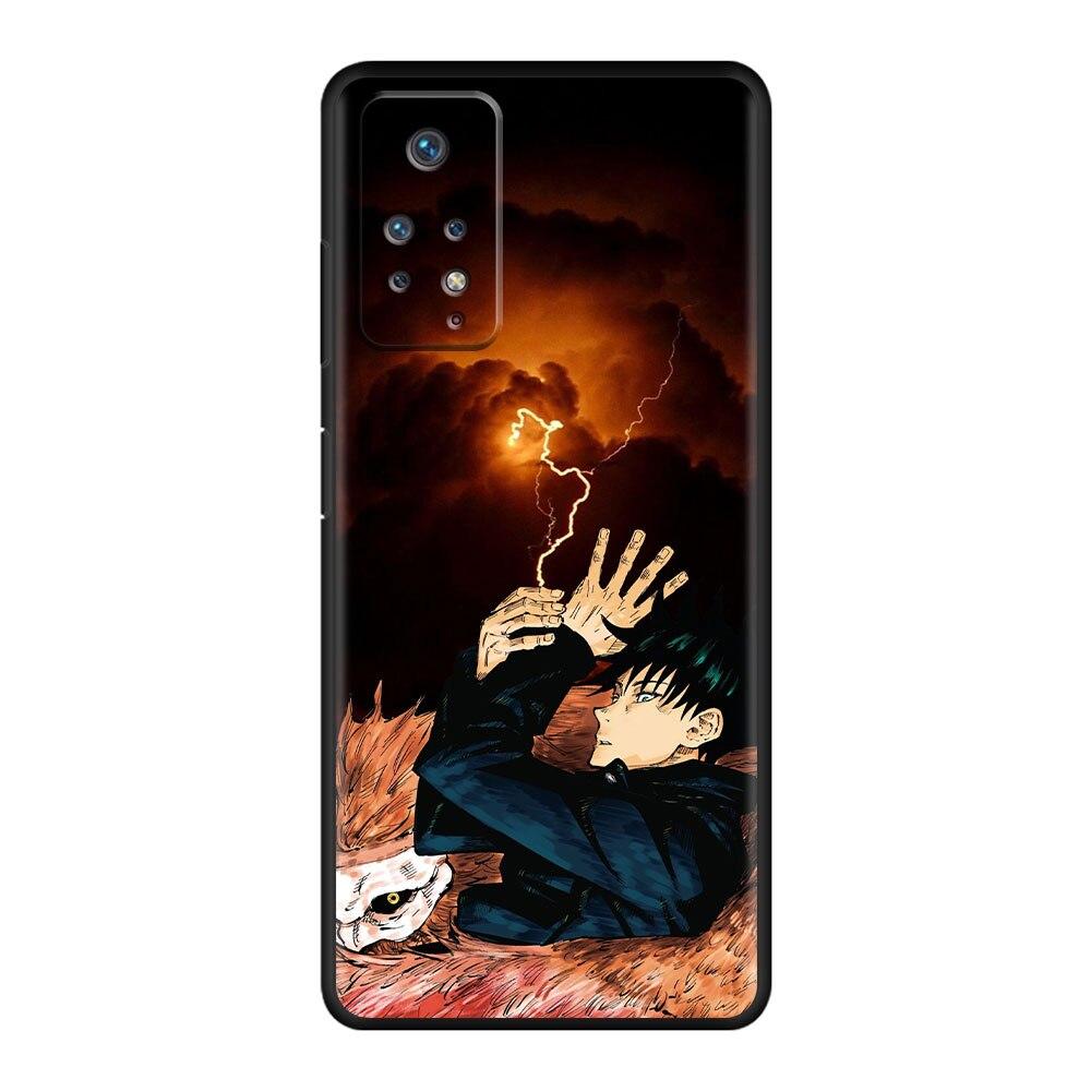 Мягкое дзюдзюцу кайсен Годзё Сатору для Xiaomi Redmi Note 9S 11 Pro 9C 10 9T 9A 8 7 9 K40 10C K40S K50 Celular Funda