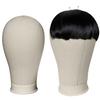 Yousheng Canvas Block Head Kit Training Styling Mannequin Wig Head DIY Durable Foam Canvas Material Display Head Wig Stand