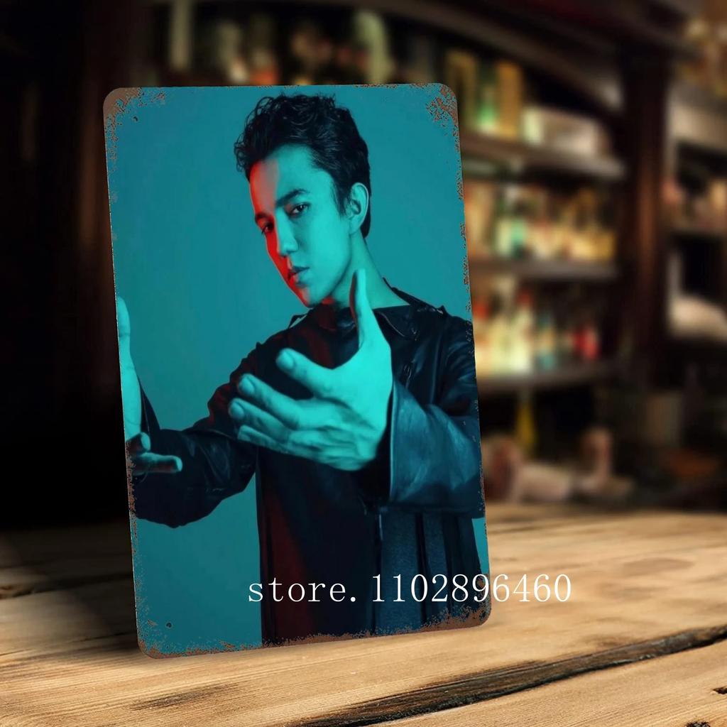 Димаш Кудайберген Таблички и Знаки настенный декор Винтажные жестяные знаки Капитан Металлический плакат Декор для бара паба клуба Настенное украшение