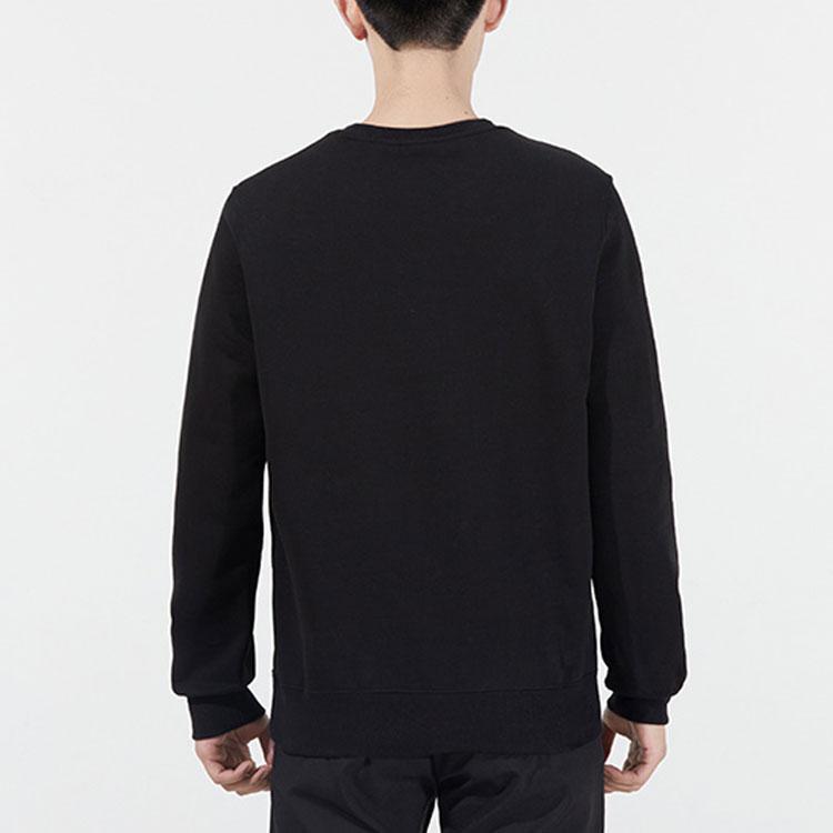 PUMA Sweatshirts Men's Black Crew Neck Moderate Regular 535278-01