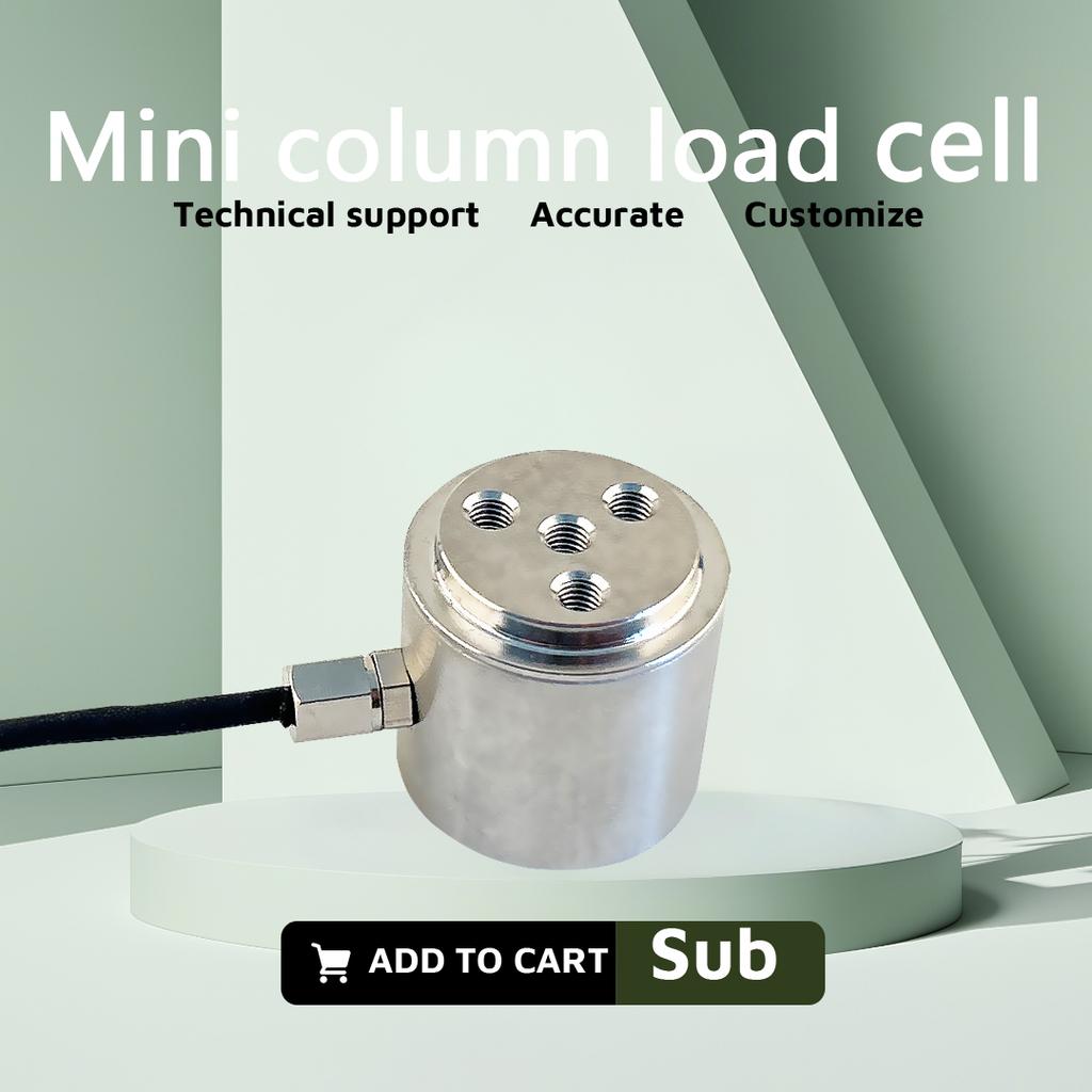 BENGBUZZYQ 0-200kg Button Load Cell Weight Sensor 2.0mV/V High Precision Compression Force Transducer for Industrial Use