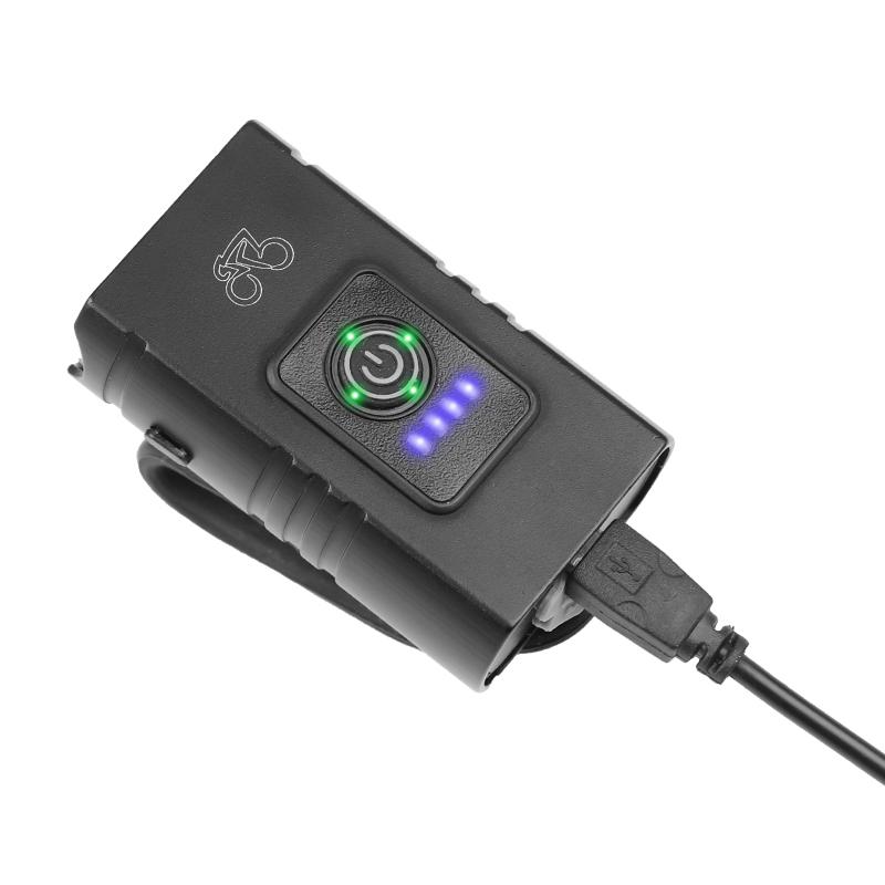 2 T6 Светодиодный велосипедный фонарь высокой яркости USB-аккумуляторный фонарик для велосипеда на открытом воздухе