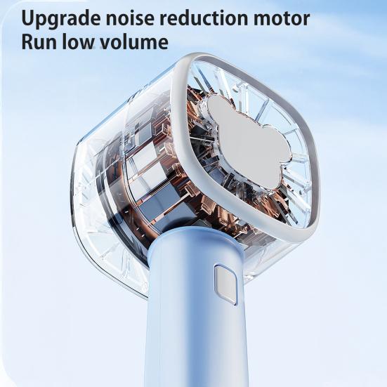 Портативный ручной вентилятор, небольшой охлаждающий вентилятор, 3 скорости, мощный поток воздуха, тихая работа, зарядка через USB, мини-вентилятор, охладитель воздуха