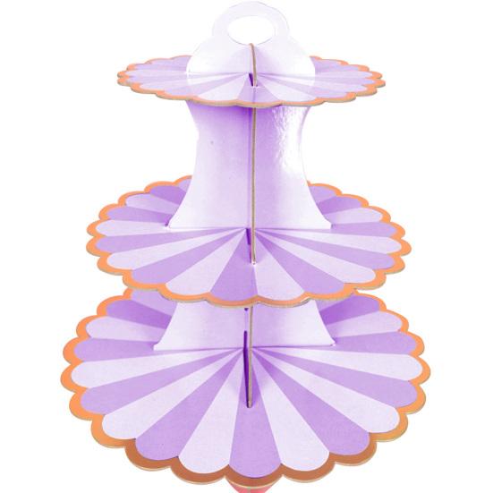 3-Layer Cupcake Dessert Paper Stand Display Rack Birthday Wedding Party Supplies