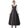 M-XL Medieval Vintage Court Cosplay Dress Halloween Cleopatra Stage Costume Women