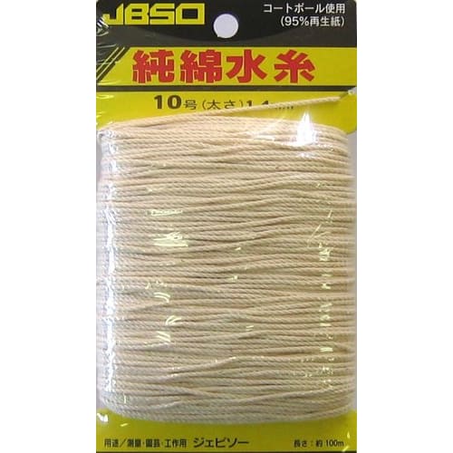 Okamura Giken JBSO Pure Cotton Water Thread Carded Roll, 100m, Size 10