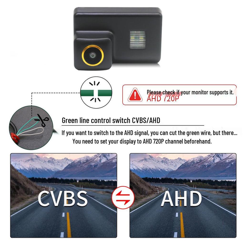 AHD Камера заднего вида для моделей Peugeot: 206, 207, 306, 307, 308, 406, 407, 5008