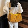 Korean-style casual crossbody travel bag, portable large-capacity dry-wet separation gym bag, breathable simple yoga sports bag
