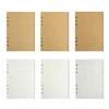 Бумага для заметок А5, 5 видов, сменные листы, линованная бумага для заметок, 6 отверстий, сменные вставки для блокнота