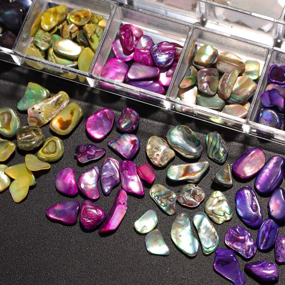 3D Charms Nail Art Decoration Seashell Fragment Nail Accessories Abalone Shell Flakes DIY Manicure