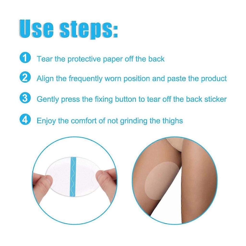EELHOE 10Pcs Thigh & Calf Anti-Wear Patches for Thighs, Calves, and Armpits