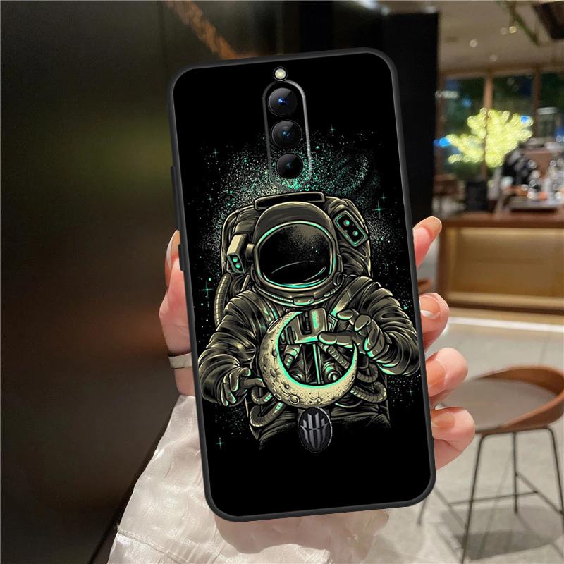 Космический чехол со звездами для астронавта для ZTE Nubia Red Magic 11 10 9 8 8S 9S 10S Pro Plus 6 7 6S 7S Для RedMagic 10 Air Чехол
